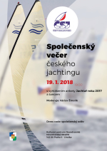 Společenský večer českého jachtingu s vyhlášením ankety Jachtař roku 2017