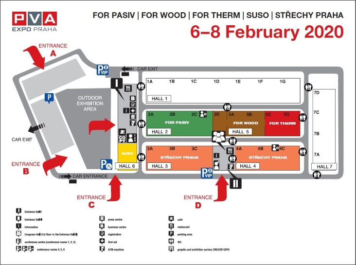 Plan of exhibition area FOR PASIV 2020